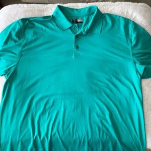 Men’s Green Golf Polo.